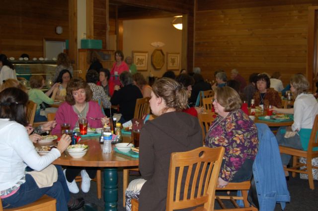Comraderie in the dining hall